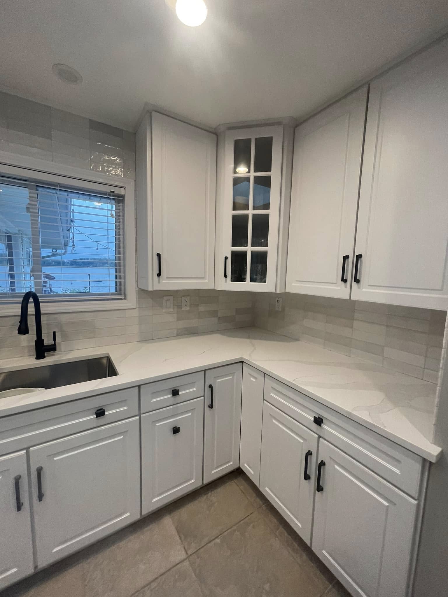 Completed kitchen remodeling project